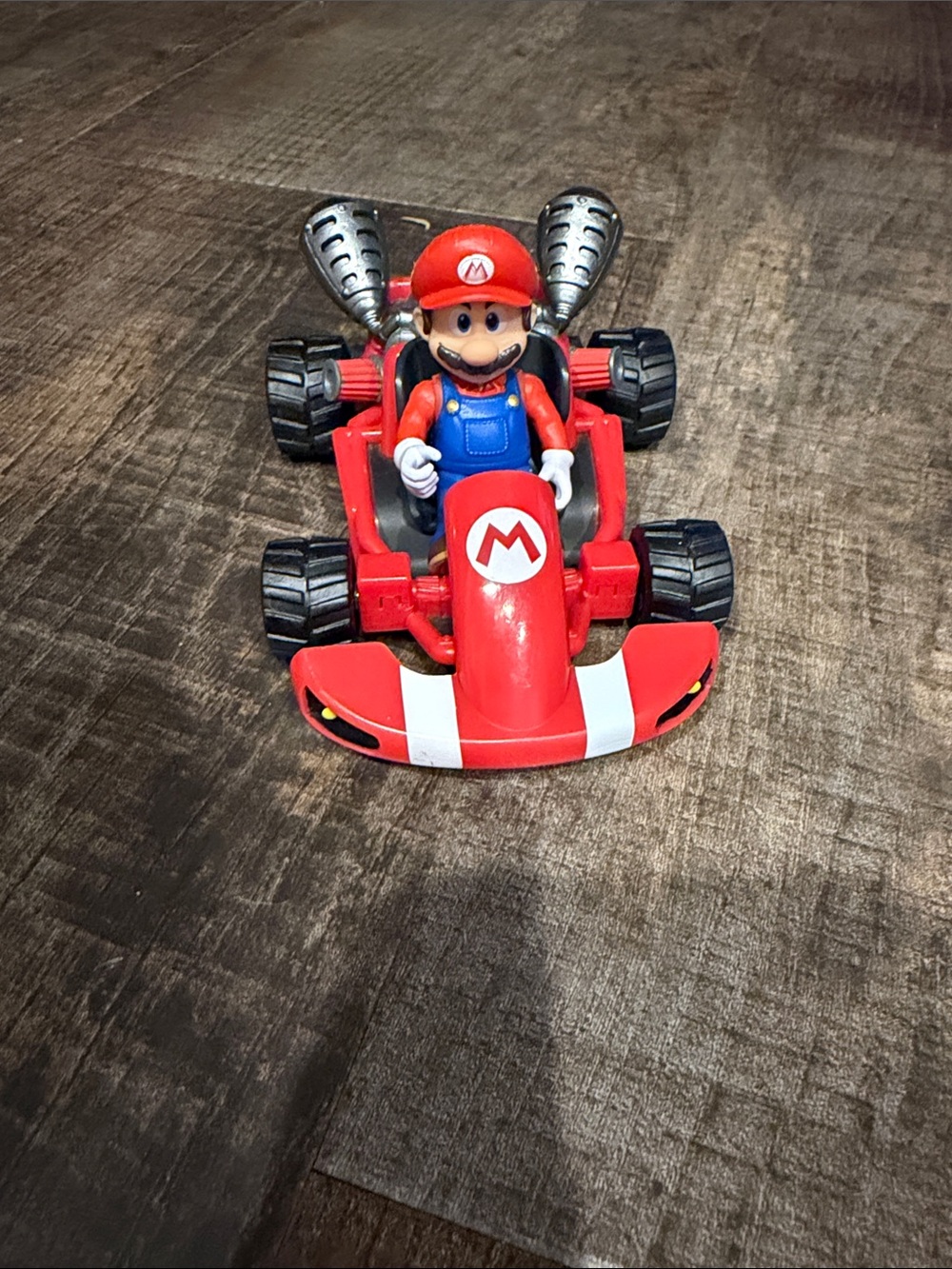 2023 Nintendo The  Super Mario Bros Movie Pull Back Toy Racer Kart w/Mario